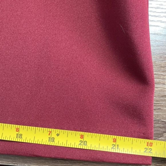 Womens 41 Hawthorn Burgundy Popover Dress Large - Picture 8 of 11